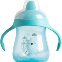 Tasse à bec rigide Babycalin 300 ml – sans BPA, poignée ergonomique, capuchon anti‑goutte, dès 6 mois. Favorise l’autonomie de bébé – dispo sur BebeMaman.ma.